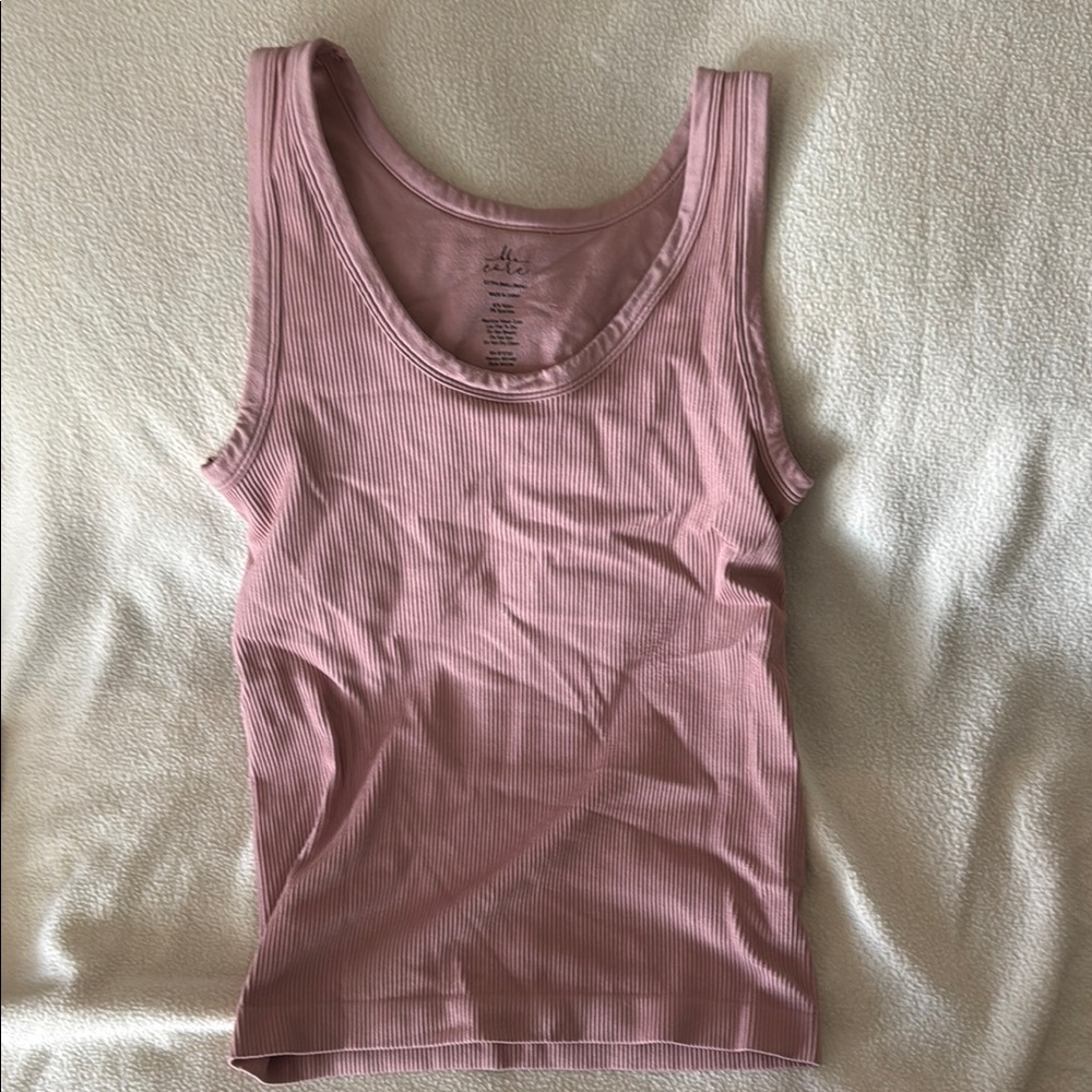 BKE Core Ribbed Contour Tank Top